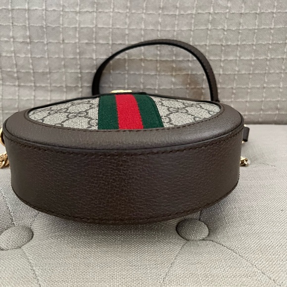 Gucci OPHIDIA GG MINI ROUND SHOULDER BAG - Picture 3 of 7